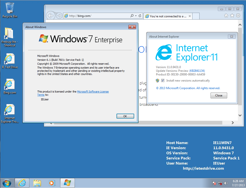 microsoft internet explorer 7 for windows 8